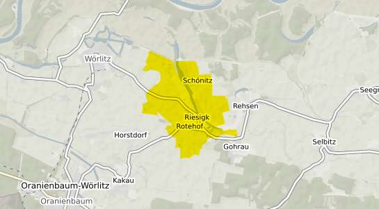 Immobilienpreisekarte Oranienbaum-Wörlitz Riesigk